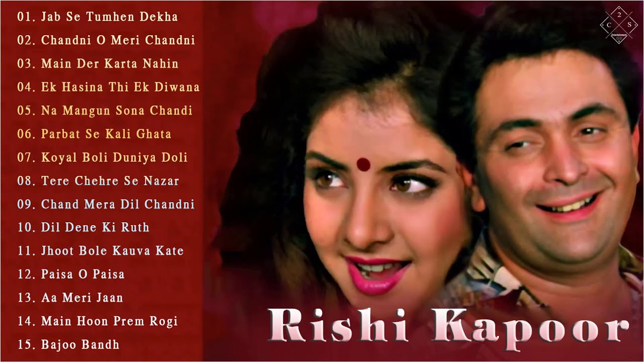 Top 15 Best Songs Of Rishi Kapoor  Superhit Old Songs Hindi  Bollywood Songs 90s