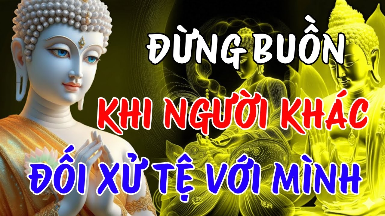 ĐỪNG BUỒN VÌ NGƯỜI KHÁC - ĐỐI XỬ TỆ VỚI MÌNH, CHỈ CẦN SỐNG TỐT - ĐỜI SẼ LÀNH | LỜI PHẬT DẠY