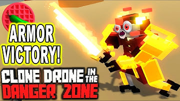 ARMOR CHALLENGE MASTERED! -- Clone Drone in the Danger Zone (Endless Armor Challenge)