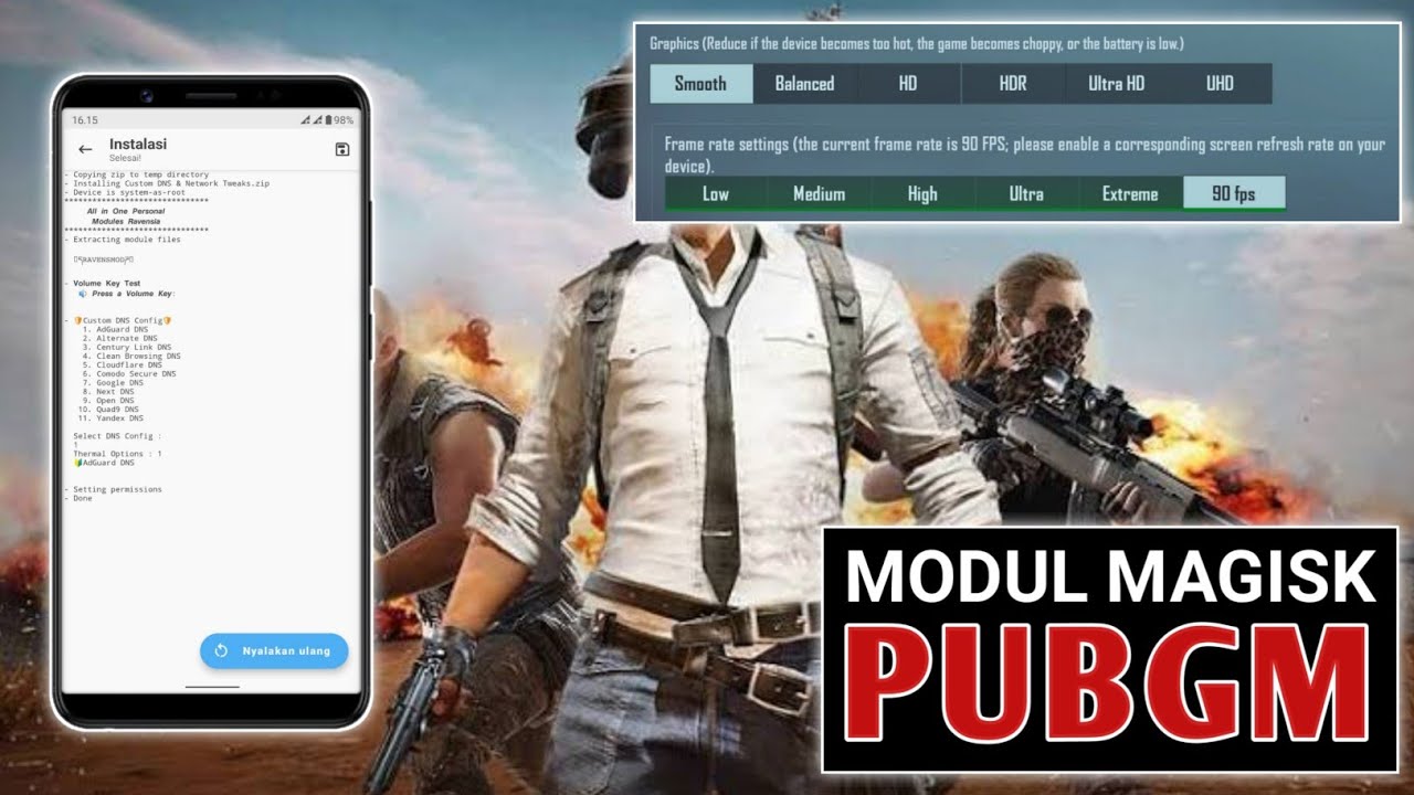 Module Magisk Gaming Terbaik Custom DNS Tweaks) & EXTREME