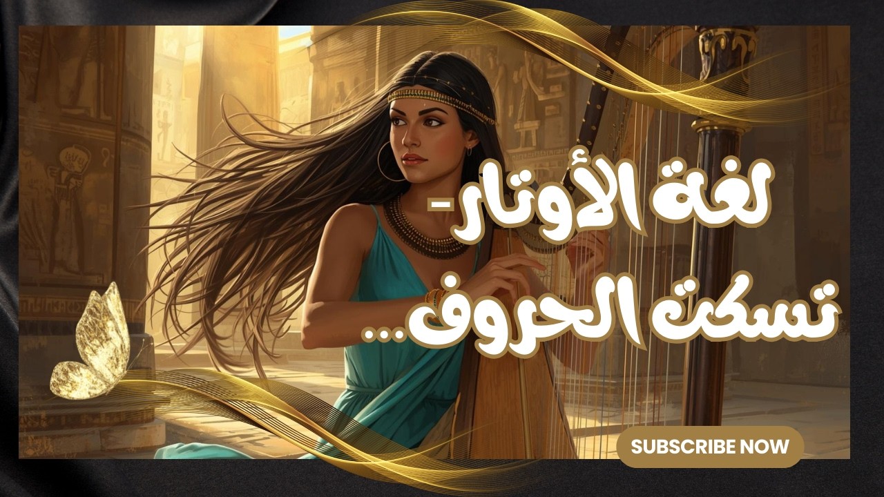 لغة الأوتار- تسكت الحروف… فتنطق الأوتار بما لا يُقال.