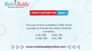 Math Practice Problem Grade 4 Question 212
