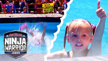 The BEST Splashes from American Ninja Warrior Junior | Universal Kids