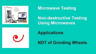Non-Destructive Microwave Testing, Applications, Grinding wheels