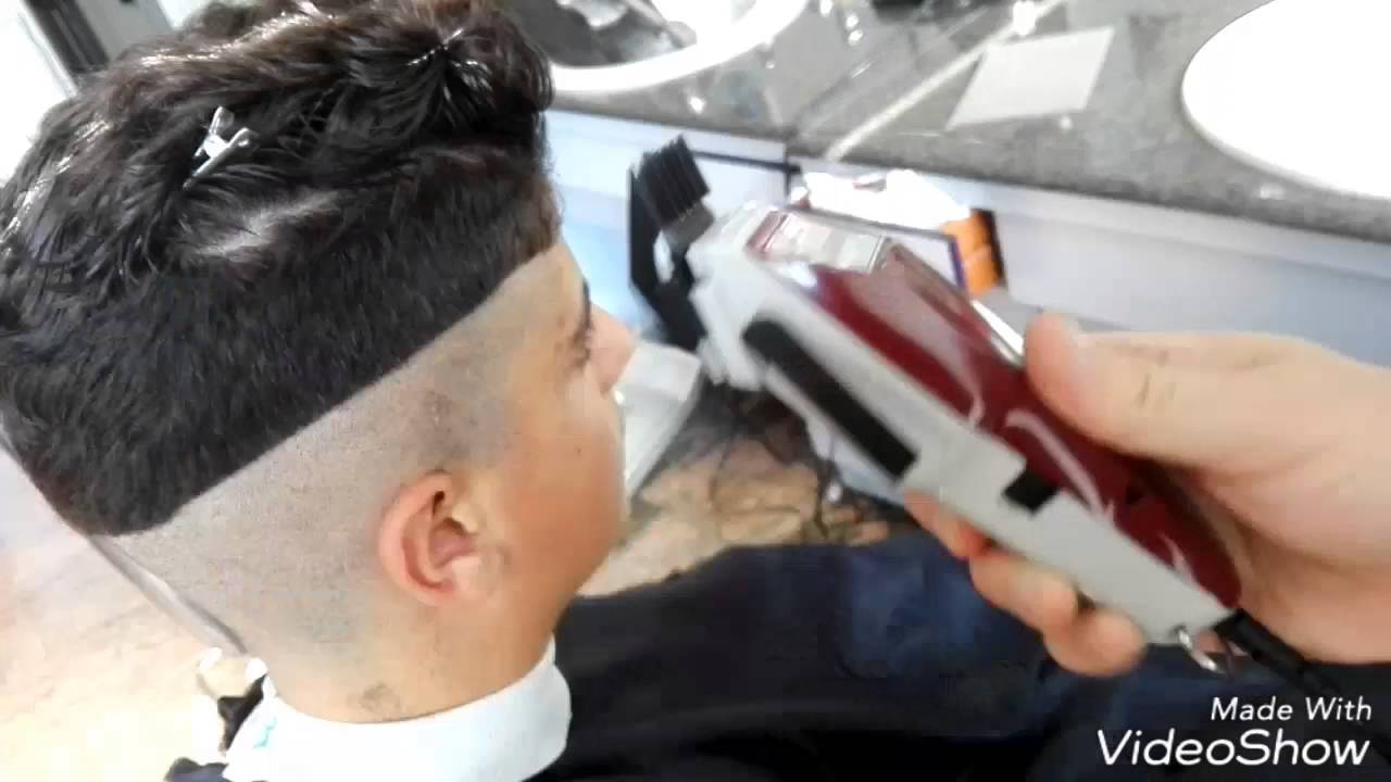 Taglio capelli uomo sfumatura estrema - YouTube