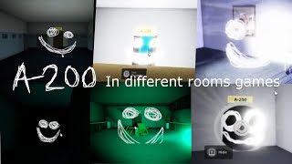 A-200 In different rooms games