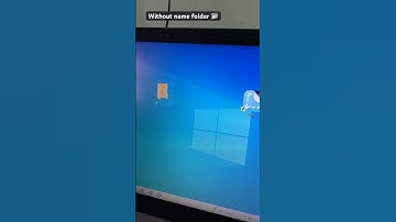 Without name folder 📁 || बिना नाम का फोल्डर कैसे बनाये🥰|| #shorts #computereducation