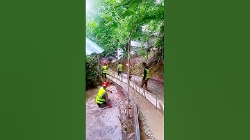 The process of pouring road construction = good methods can improve efficiency