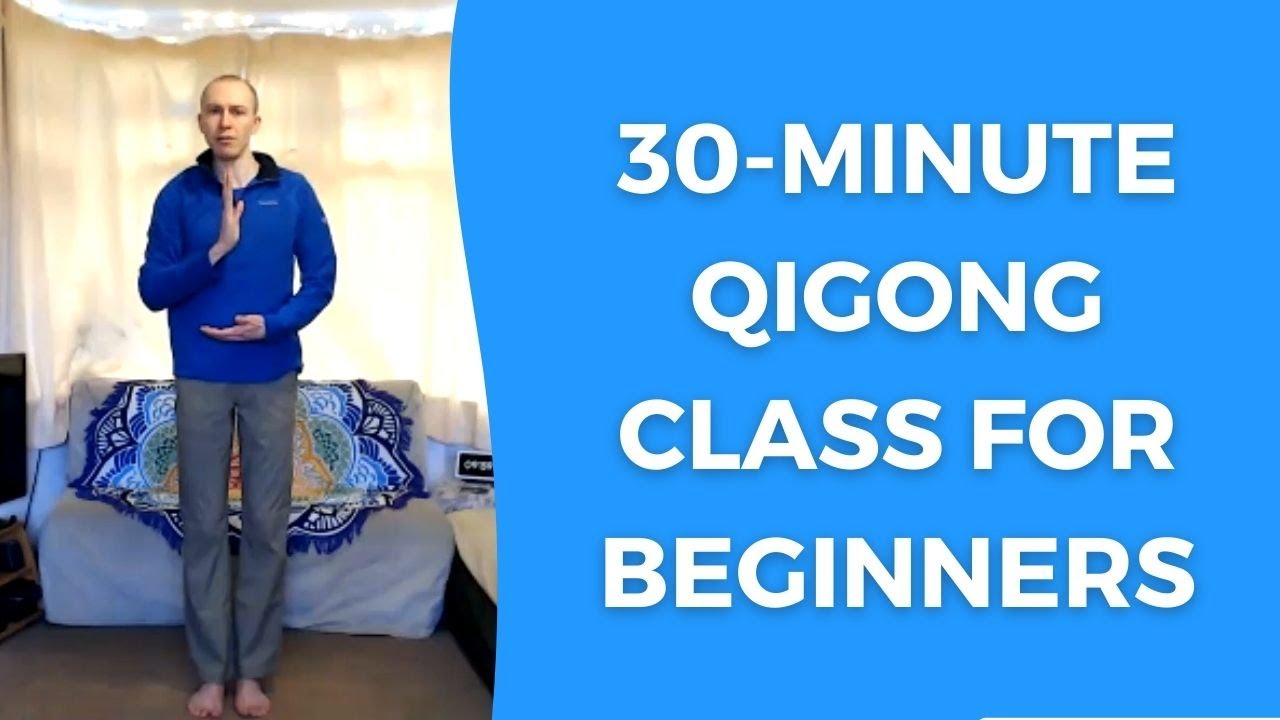 30-Minute QiGong Exercise Class For Beginners (Release Stress, Recharge ...