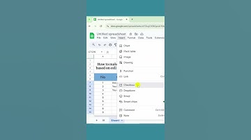 Checkbox checked based on cell value in google sheets #spreadsheetmagic #googlesheets