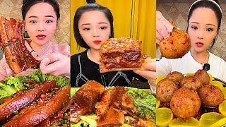 ASMR MUKBANG spicy Pork Bellly Soothing Sounds While Enjoying Delicious 먹방 모음이 팅쇼 리얼 사운드 #416