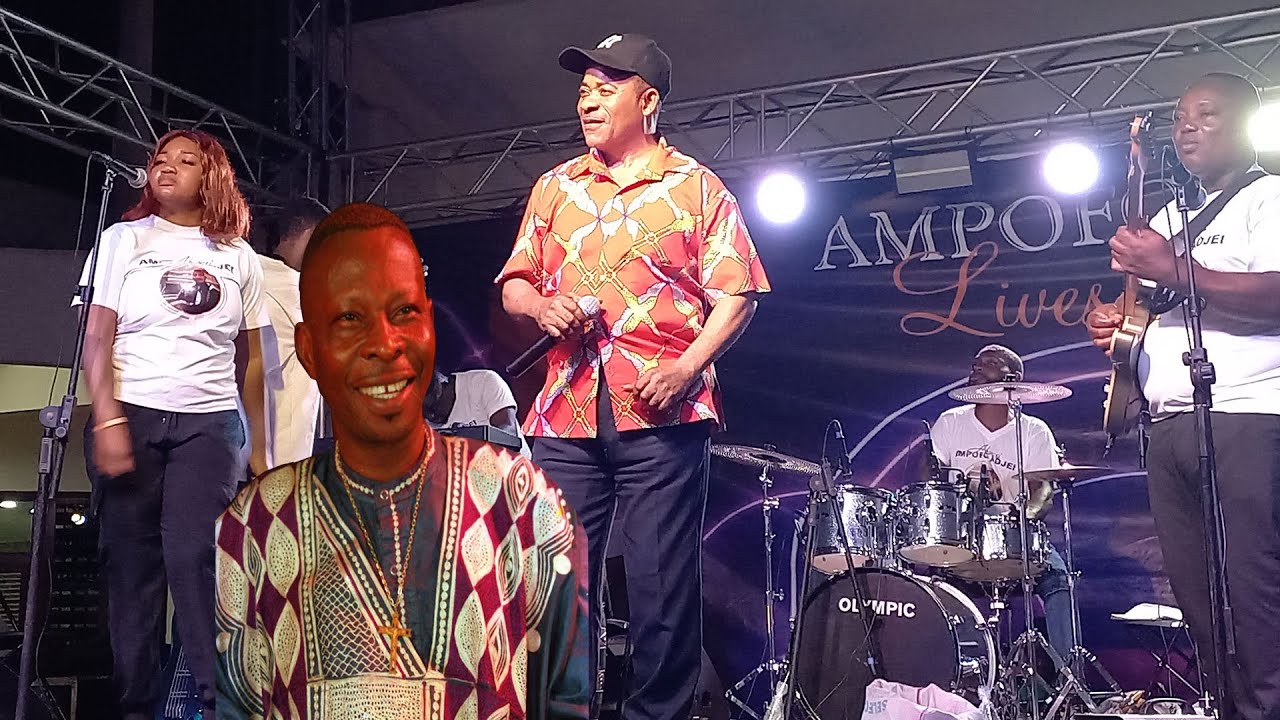 ALI BABA FOSTER GIVES BACK-TO-BACK HIT SONGS LIVE PERFORMANCE AT MAMPONG