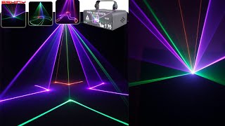 Лазерный RGB проектор с анимацией ESHINY G20N8 Laser RGB projector with animation