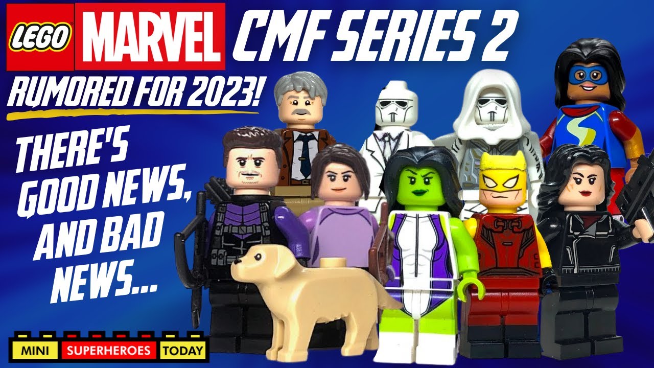 LEGO Marvel CMF 2 RUMORED for - There's Good News and News - YouTube