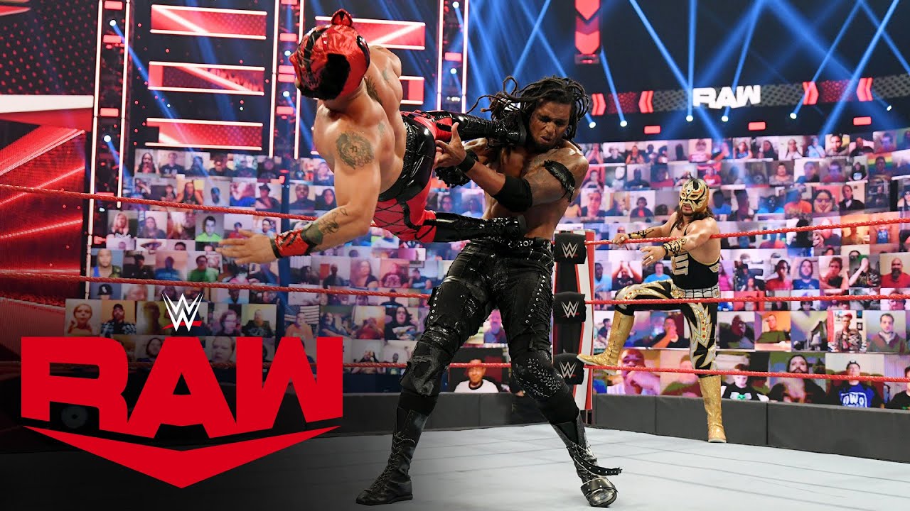 Lucha House Party vs. MACE & T-BAR: Raw, July 5, 2021