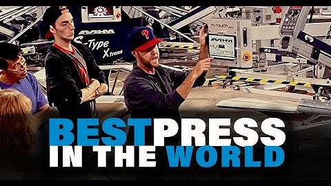 MHM Synchroprint 5000 - Danny Gruninger says "Best Press in the World"