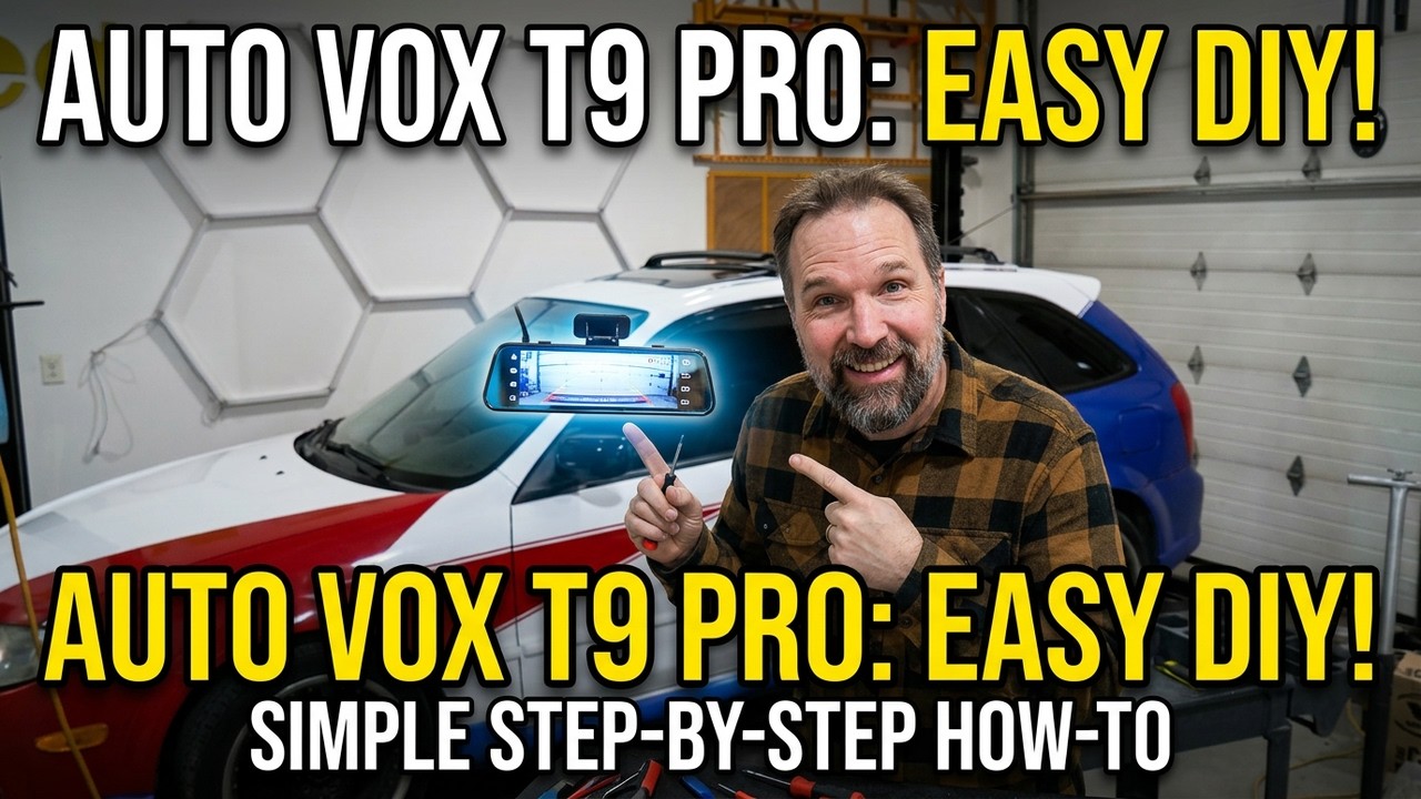Auto Vox T9 Pro Dash Cam Install - Easy DIY Upgrade - YouTube