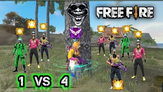 grand master players vs dimond me 1 vs 4 br rank op gameplay #freefire #brrank #fullvideo