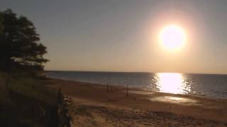 Sunset Over Sleeper State Park, Caseville Michigan HD Stereo