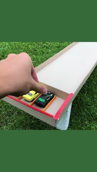 Homemade Hot Wheels Racing Track (DIY Toy Cars Game) - YouTube