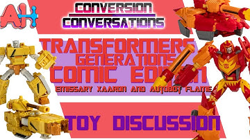Conversion Conversations: Transformers Generations Comic Edition Emissary Xaaron and Autobot Flame