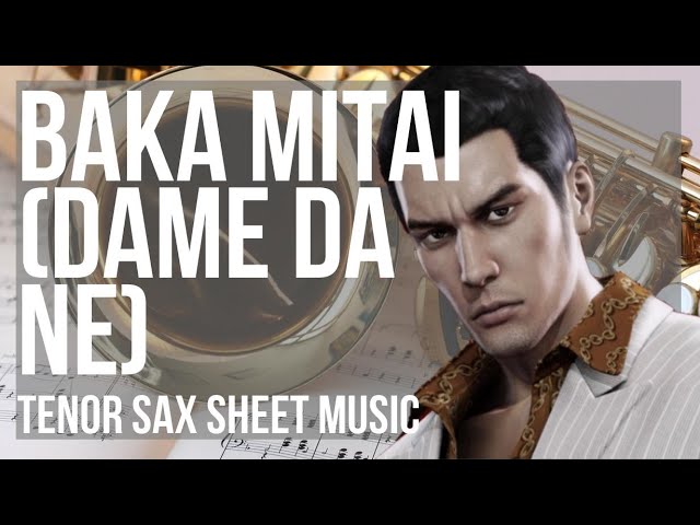 Baka mitai – Yakuza OST Sheet music for Piano (Solo)