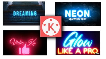 Glow Text Effect in Kinemaster | How to make Glow Lyrics in Kinemaster | Glow Text Effect | Node app