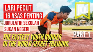 Latihan Asas Lari Pecut Sprint Azeem Fahmi - PART 1