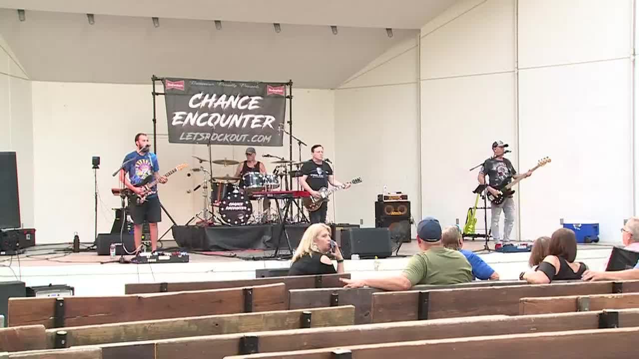 Chance Encounter rocks Gage Park Amphitheatre
