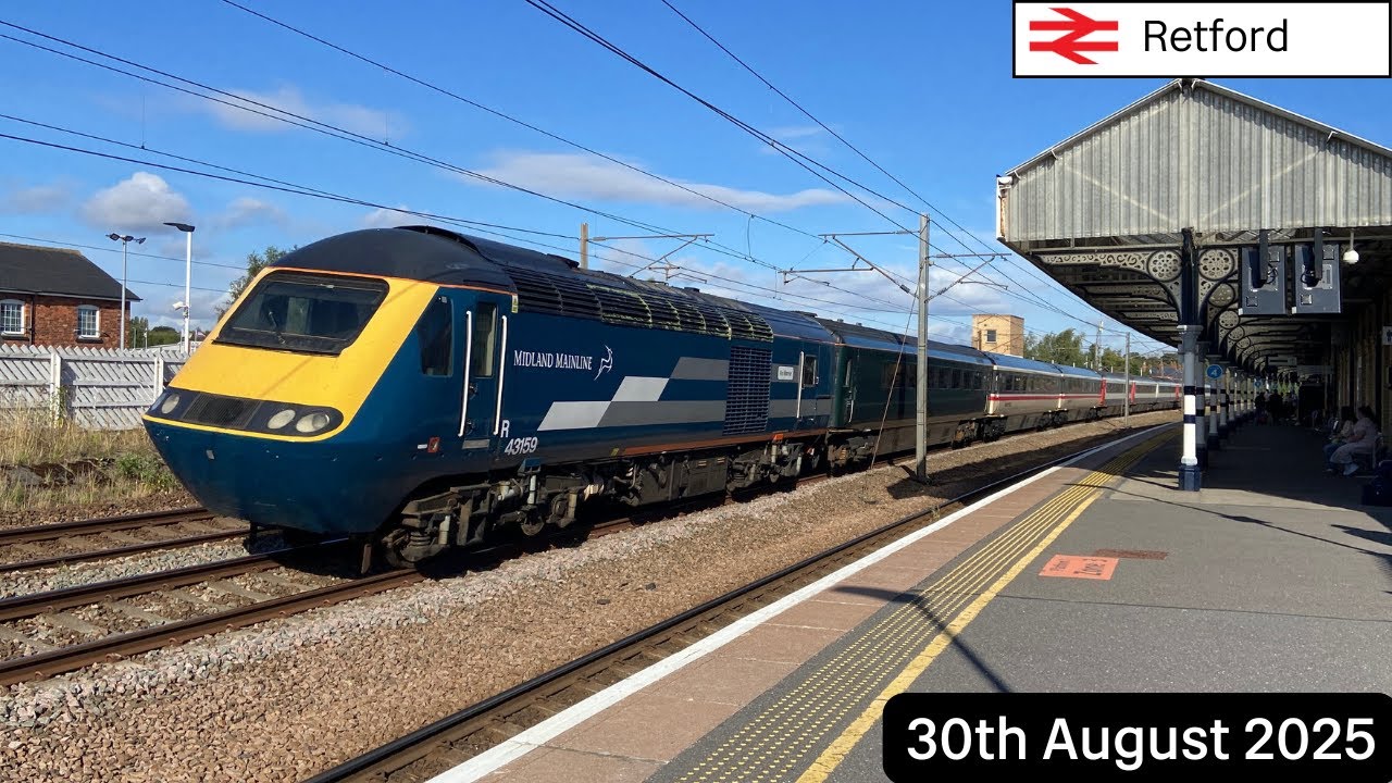 Trains at Retford Railway Station (30/08/2025) ft:
