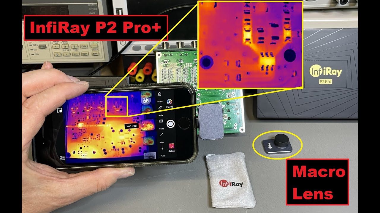 TA-0354: InfiRay P2 Pro Thermal Imager with Macro Lens - for