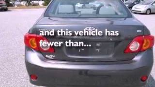 2010 Toyota Corolla Certified South Carolina Ralph Hayes Toyota Used Cars