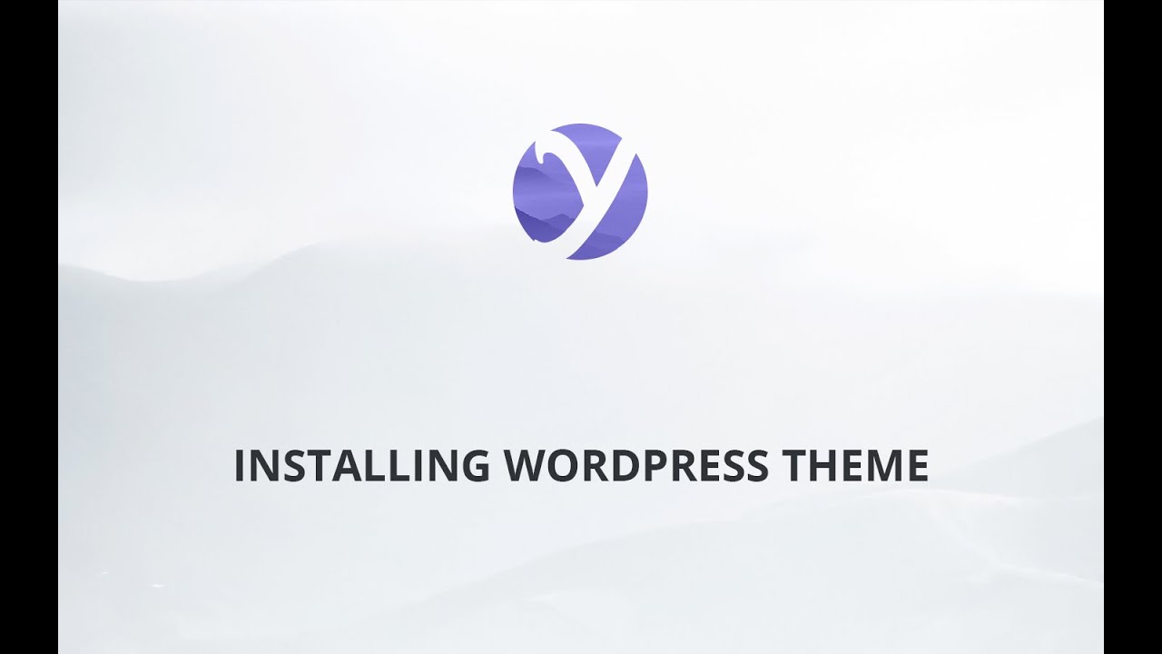 Installing WordPress theme - YouTube