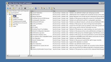 MCITP 70-640:Organizational Unit & Shadow Groups