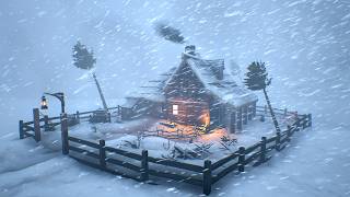 WIND SOUNDS for SLEEPING. Howling Wind &amp; Blowing Snow. | Arctic Wind White Noise for Relaxation