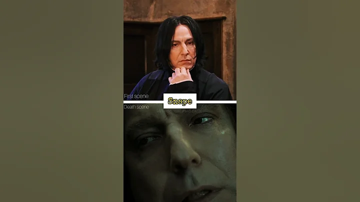 First Scenes vs Death Scenes in Harry Potter Films😞 #harrypotter #hogwarts #potterhead #shorts