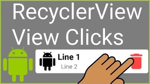 RecyclerView + CardView - Part 5 - CLICKING SPECIFIC ITEMS - Android Studio Tutorial