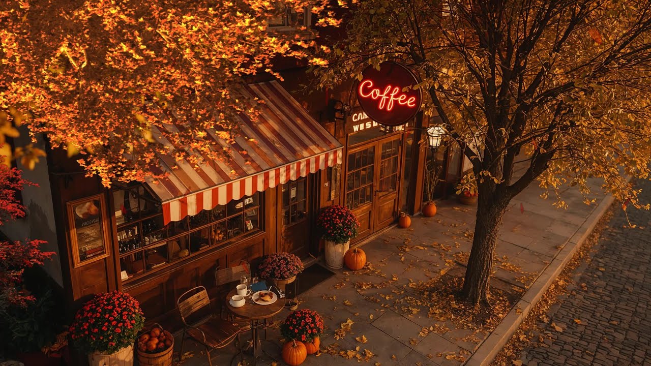 autumn cafe: a playlist for cozy autumn days 🍂☕ - YouTube