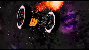 Wayfarer and Wormhole (Space Engine)