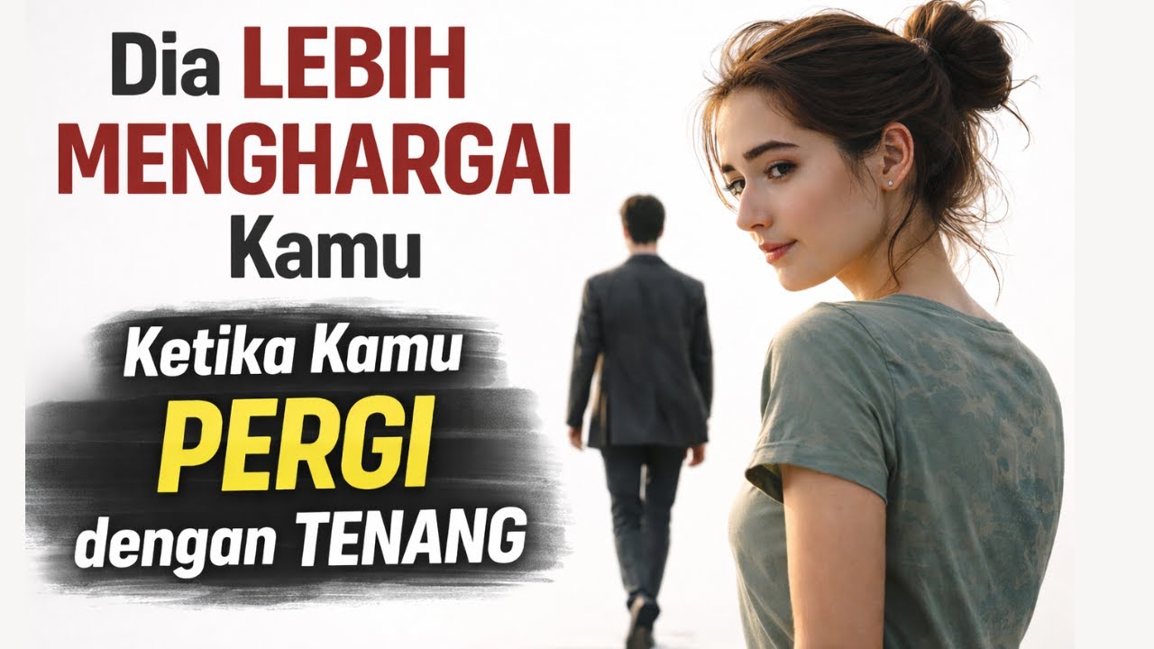 Semakin Kamu Tenang Saat Pergi, Dia Justru Lebih Menghargai Kamu.