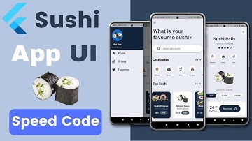 Flutter UI - Sushi Restaurant - eCommerce App