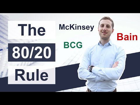 The 80/20 Rule: Why everyone in Consulting uses it (Pareto principle)