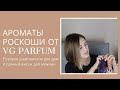 Ароматы роскошной жизни от нового парфюмерного бренда VG parfum : пузырьки шампанского и виски