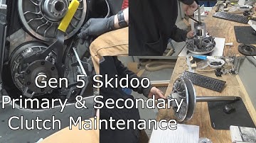 Gen 5 Skidoo (2023+) Primary & Secondary Clutch Maintenance/Roller Replacement