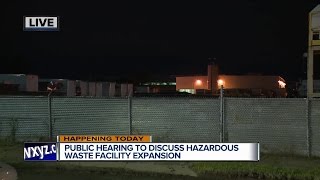 Public hearing to discuss hazardous waste facility expansion