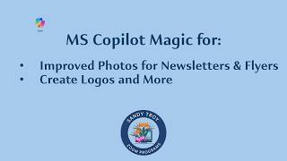 Copilot Magic for improved photos, logos and more