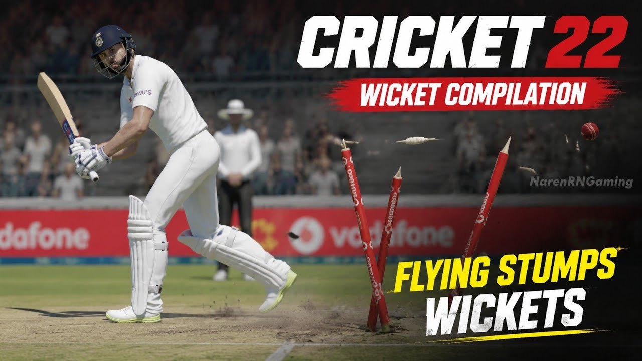 Cricket 22 - Wicket Compilation | Flying Stumps Wickets #1 - YouTube