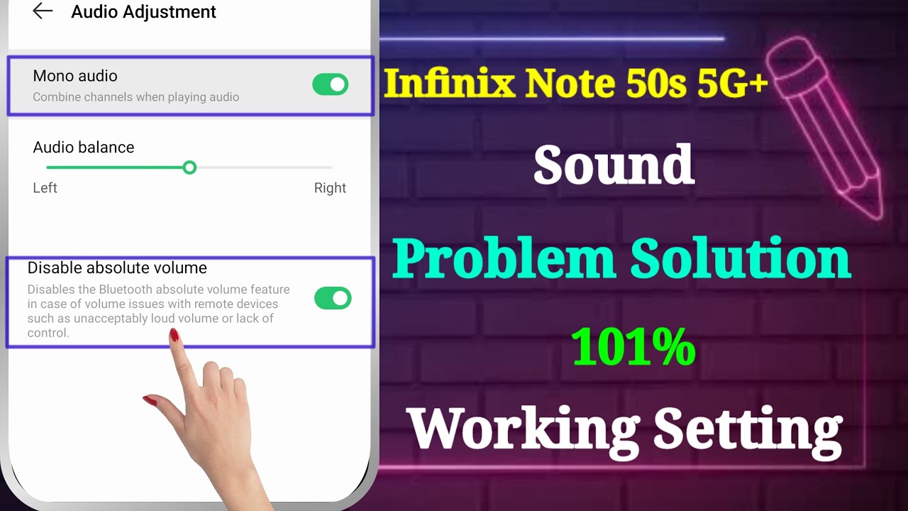 Infinix Note 50s 5G+ Sound Problem | How to Increase Sound in Infinix Note 50s 5G+