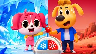 Download Lagu Hot VS Cold Challenge | Healthy Habits for Kids | Fun Story | Educational | Kids Cartoon | BabyBus MP3