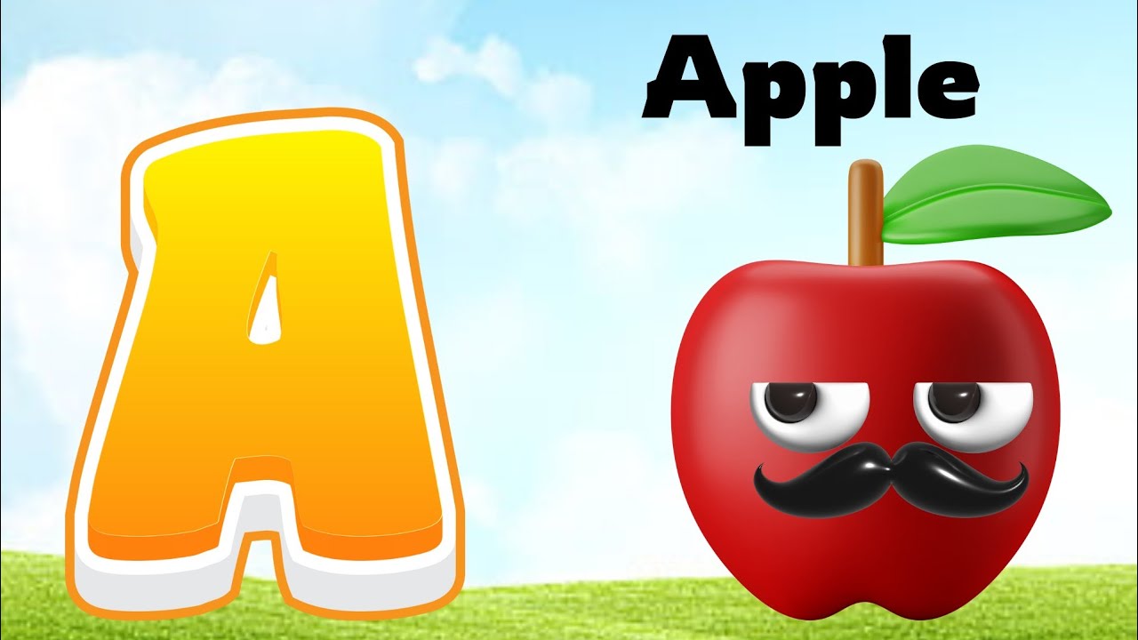Phonics Song 2 with TWO Words in 3D - A For Apple - ABC Alphabet Songs ...